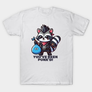 Punk Rock Raccoon Prank T-Shirt